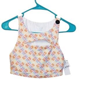 Cotton On Body Size Small NEW NWT Sports Bra Cut Out Diagonal Logo Workout